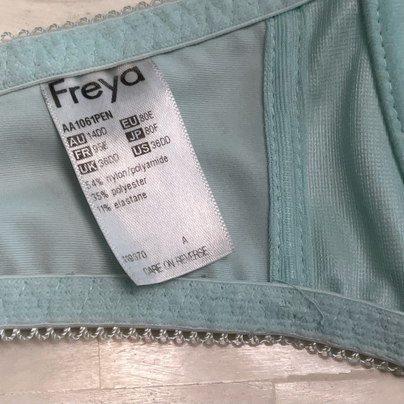 Freya “Starlet” Underwire Vertical Seam Bra and Shorty in Peppermint Green - Picture 8 of 8